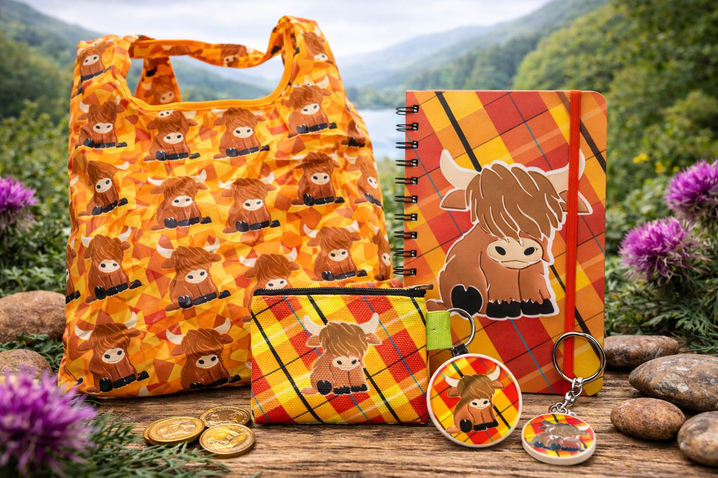 Highland Coo Purse