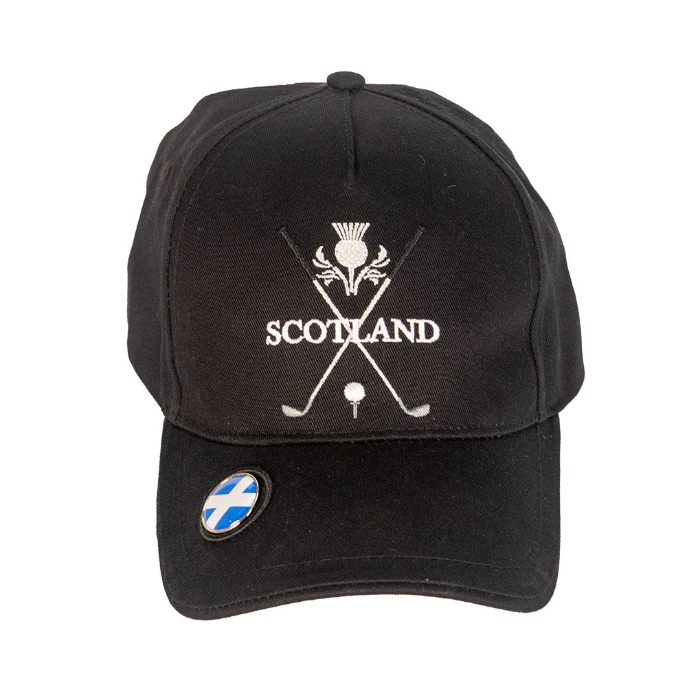 Golf Baseball Cap - Black
