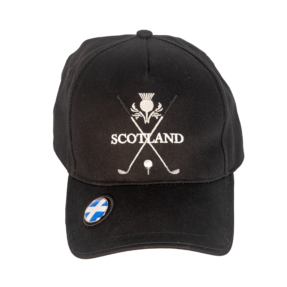 Golf Baseball Cap - Black