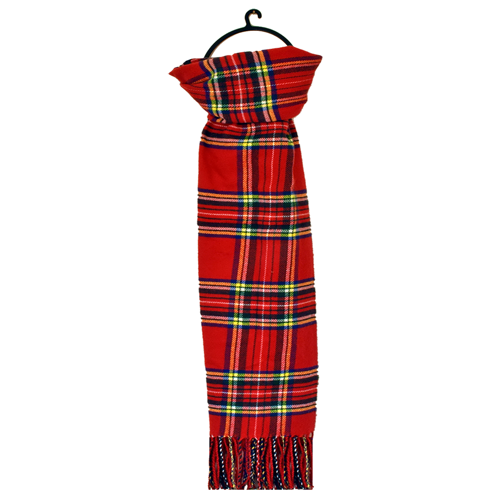 Red Tartan Scarf