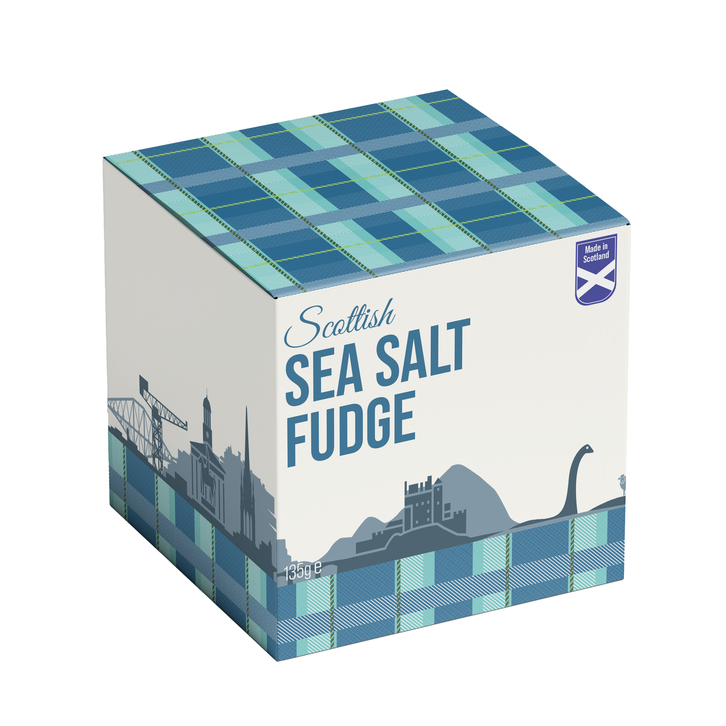 Scottish Skyline - Sea Salt Fudge 135g