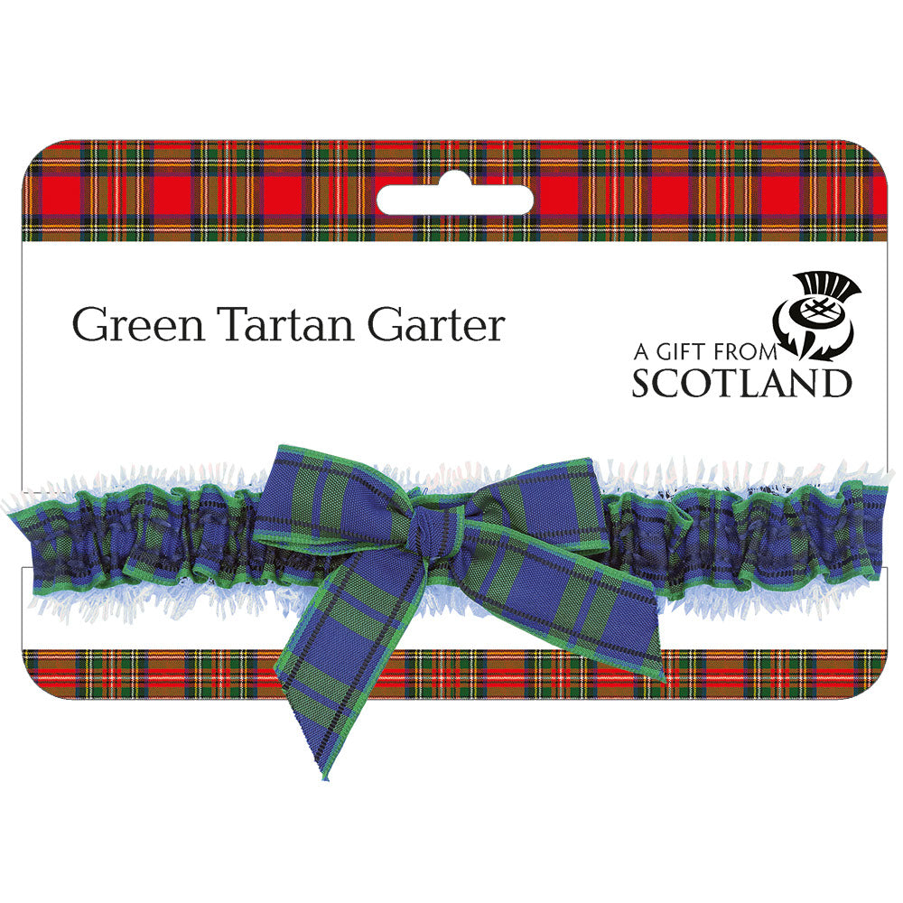 Green Tartan Garter