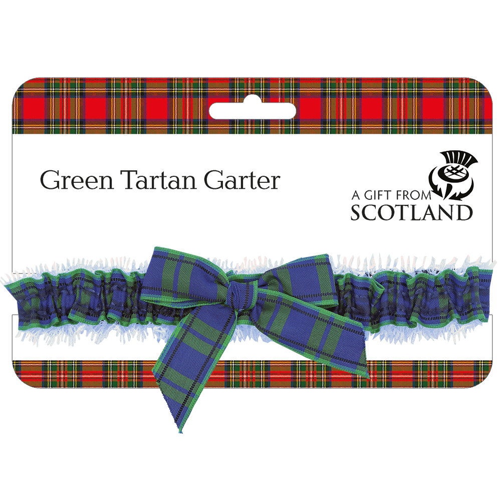 Green Tartan Garter
