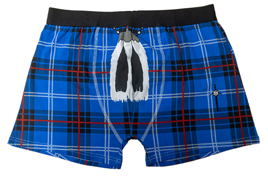 InstaKilt Boxer Shorts Blue