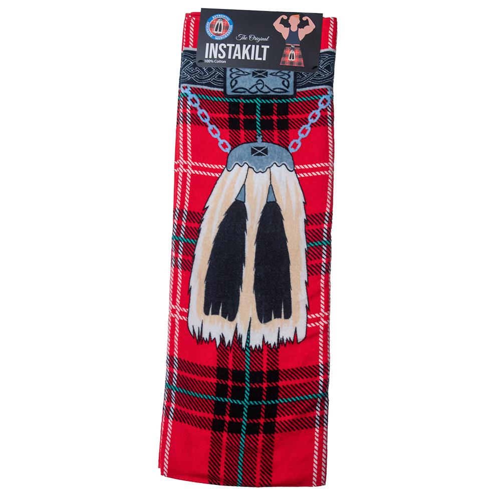 Red Kilt Towel  30" x 60" - 100% cotton