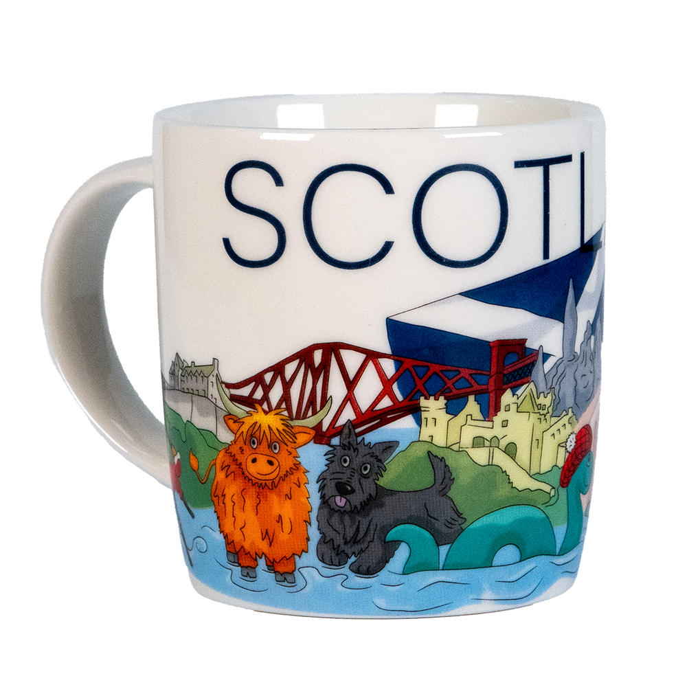 Scotland Collage Mug