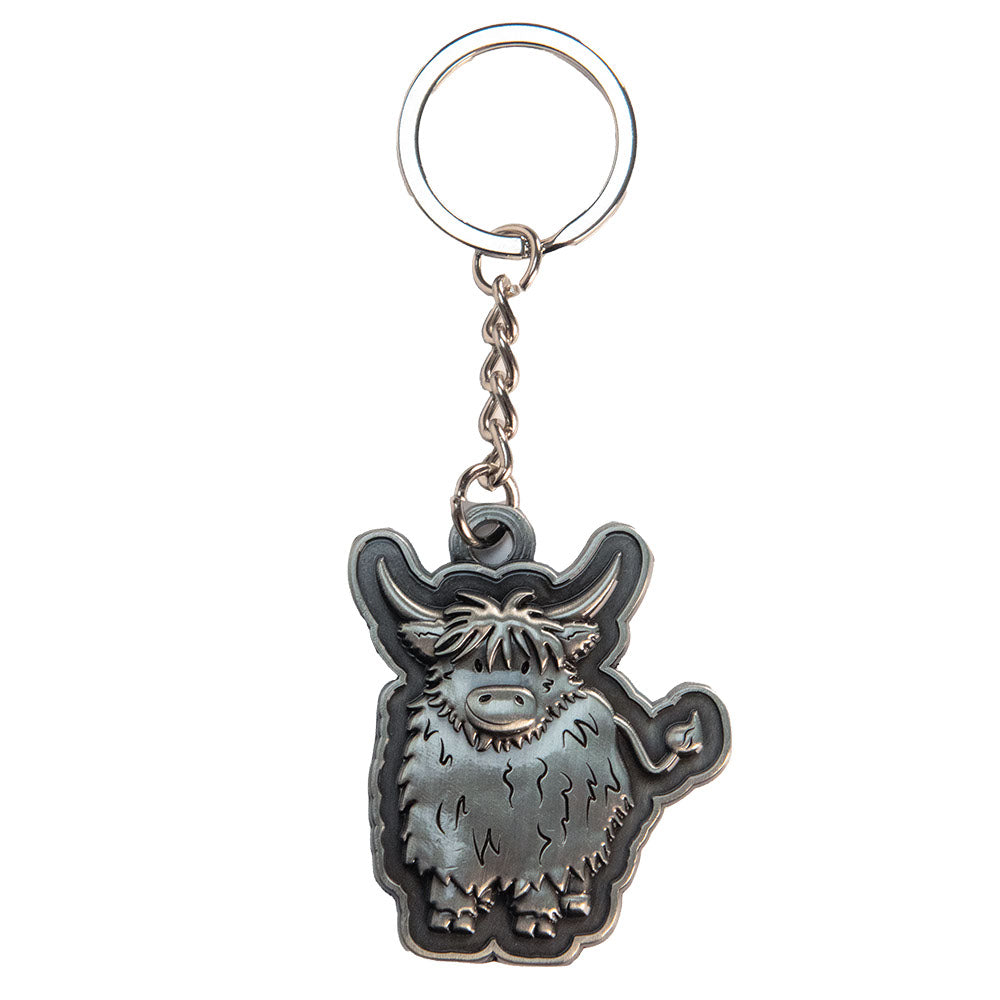 Highland Coo Keyring