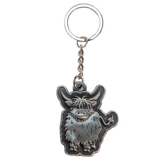 Highland Coo Keyring