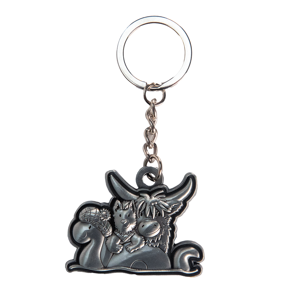 Trio Character Keyring