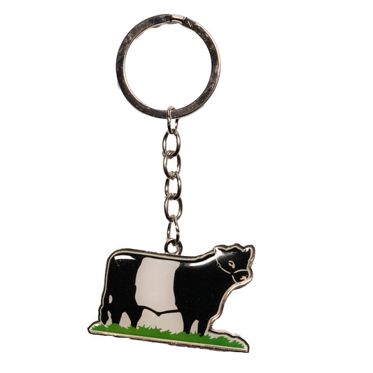 Belted Galloway Keyring