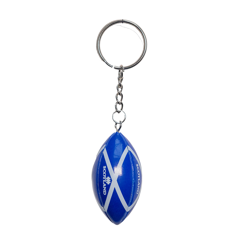 Soft Rugby Ball Keyring