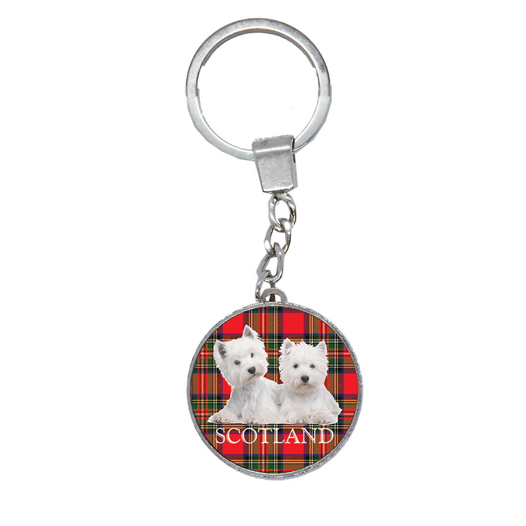 Westie Keyring