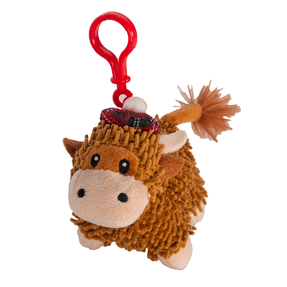 Chenille Highland Coo Bag Charm