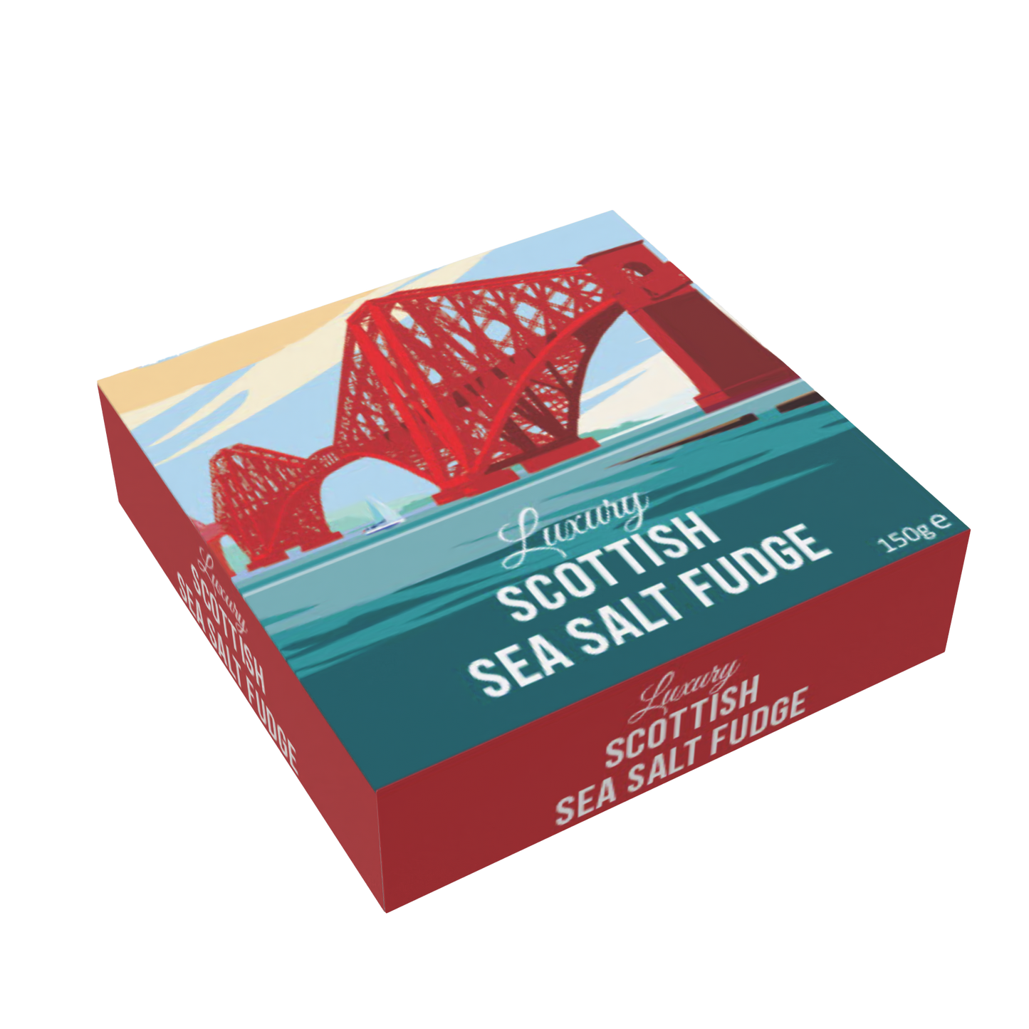 Scenic Scotland - Sea Salt Fudge 150g