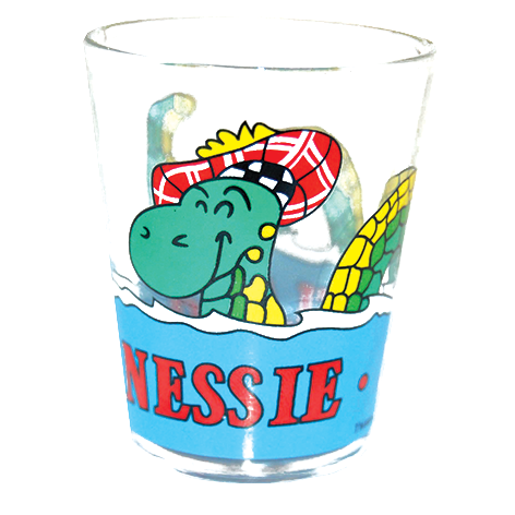 Nessie Scotland Shotglass