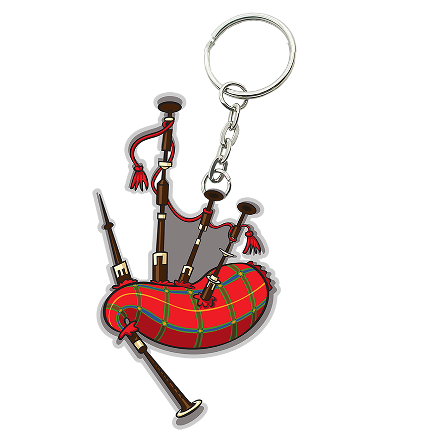 Bagpipe Keyring