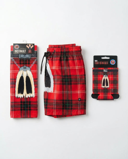 Red Tartan Holiday Pack