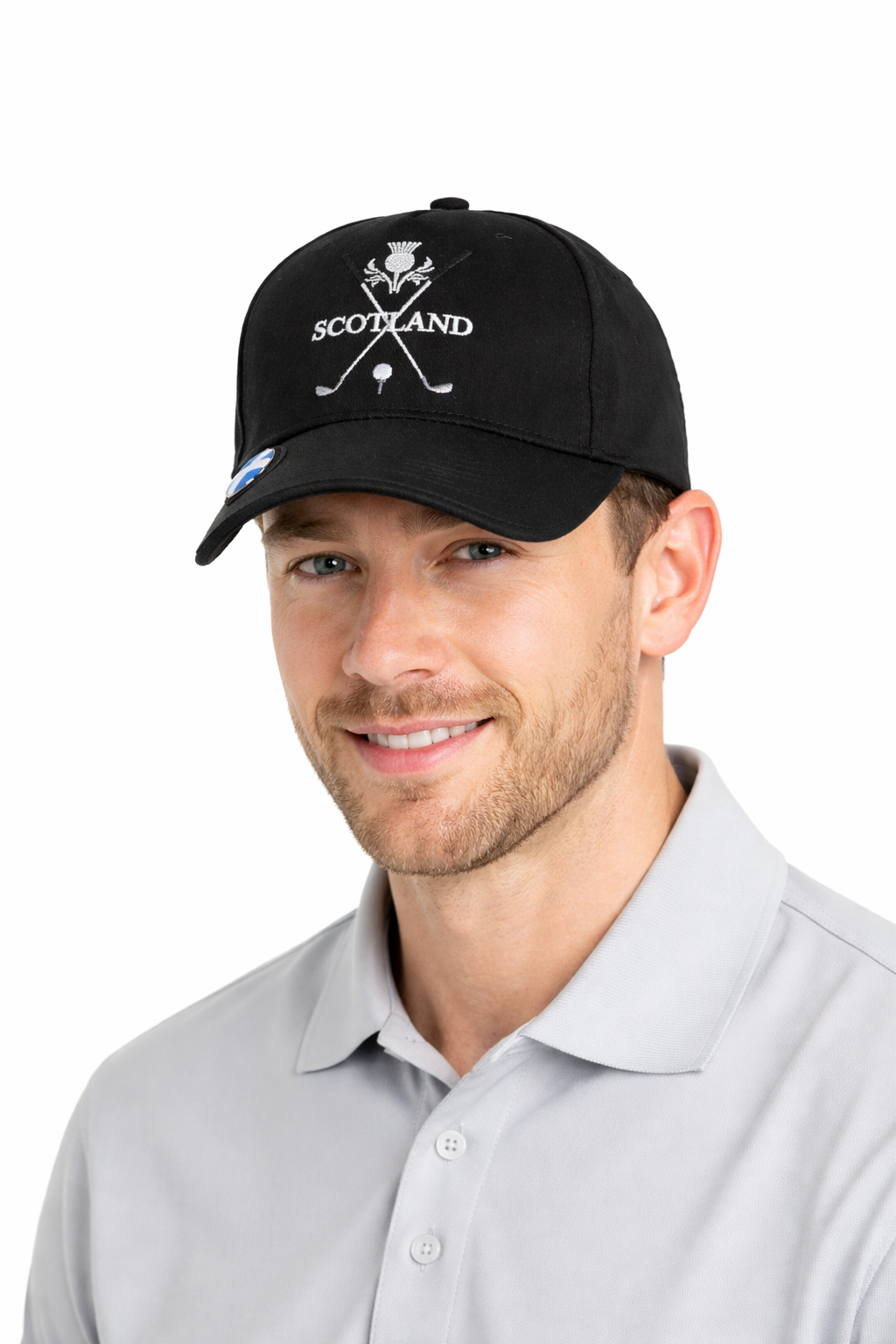 Golf Baseball Cap - Black