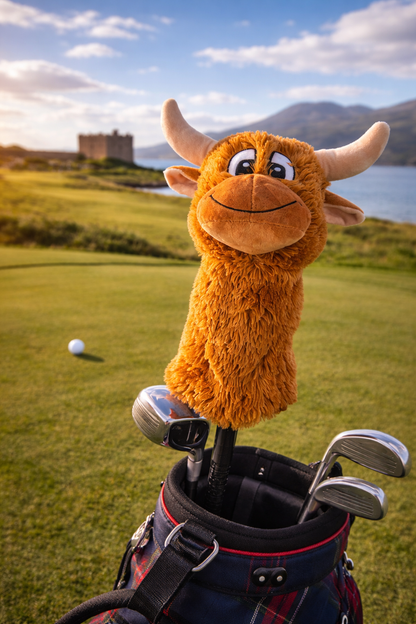 Highland Coo Golf Club Headcover