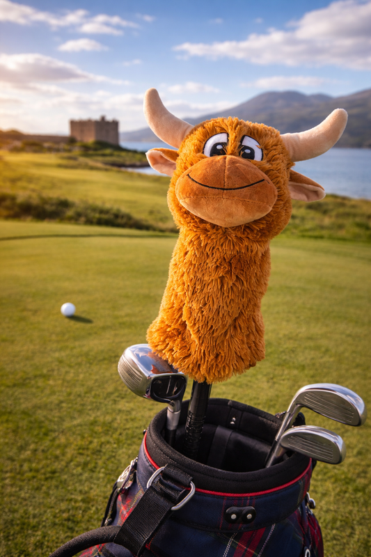 Highland Coo Golf Club Headcover