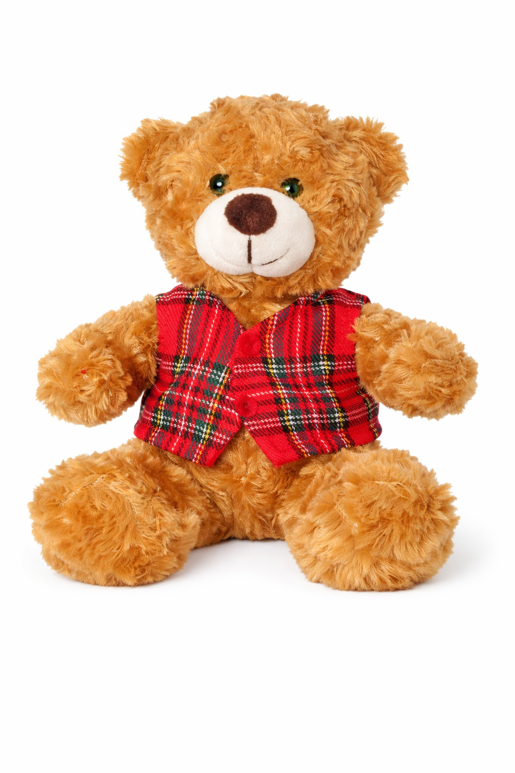Teddy with Tartan Waistcoat