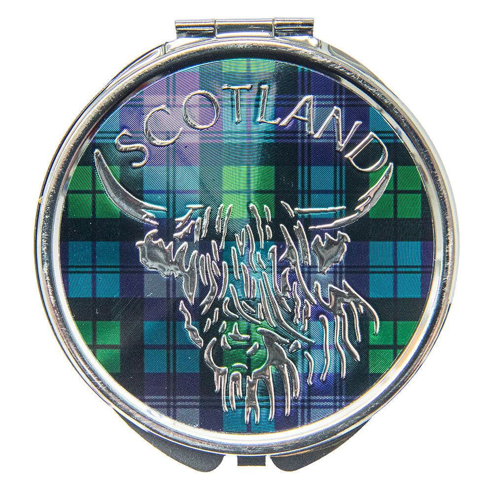 Highland Coo Compact Mirror