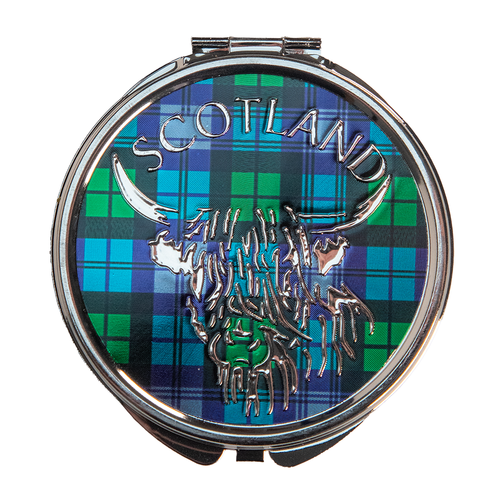 Highland Coo Compact Mirror