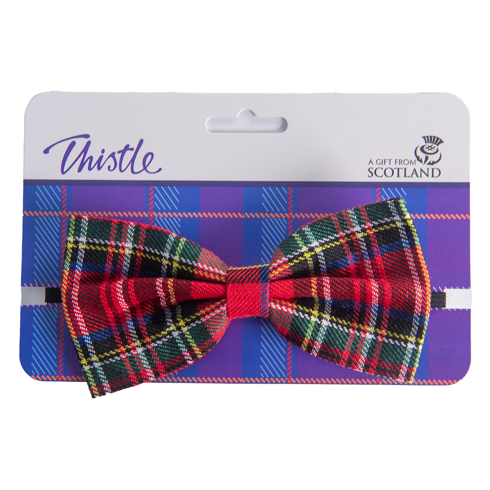 Royal Stewart Tartan Bow Tie with Elastic