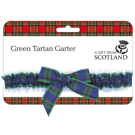 Green Tartan Garter