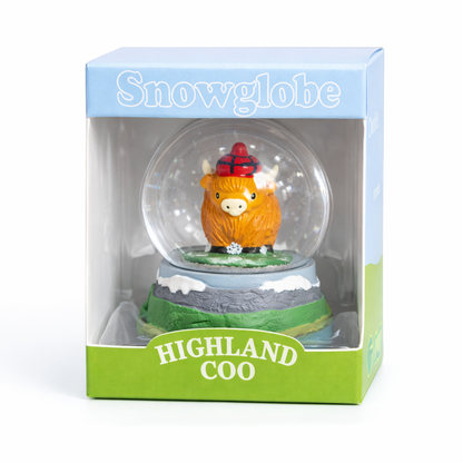 Highland Coo Snowglobe