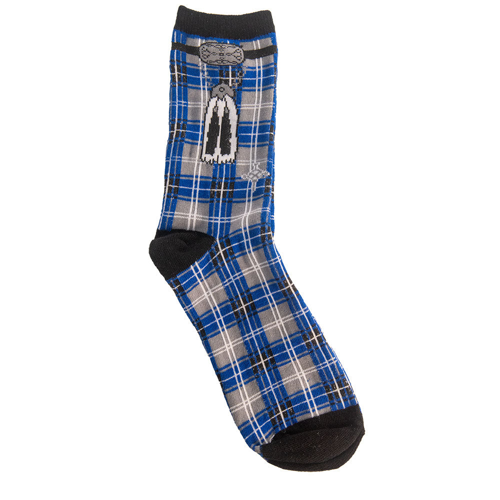 Tartan Kilt Socks - Blue