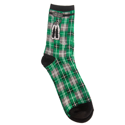 Tartan Kilt Socks - Green
