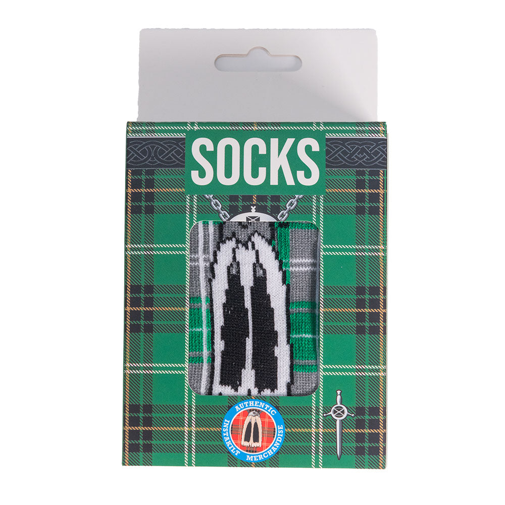 Tartan Kilt Socks - Green