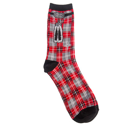 Tartan Kilt Socks - Red