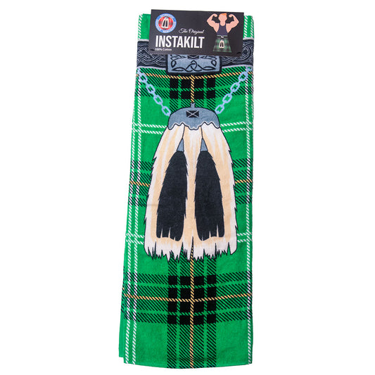 Green Kilt Towel n 30" x 60" - 100% cotton