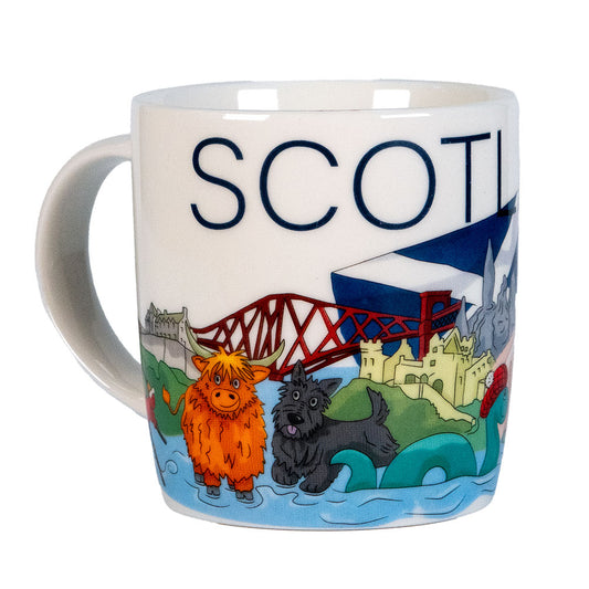 Scotland Collage Mug