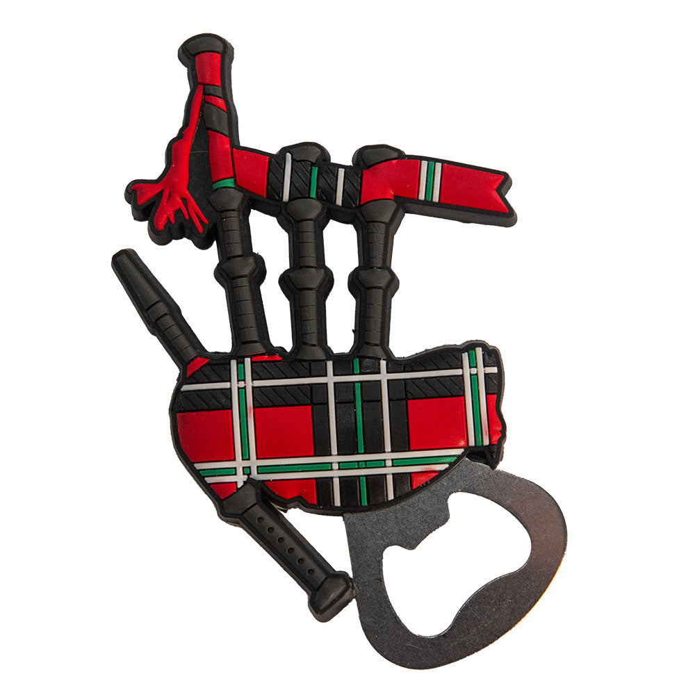 Bagpipe Fridge Magnet Bottle Opener