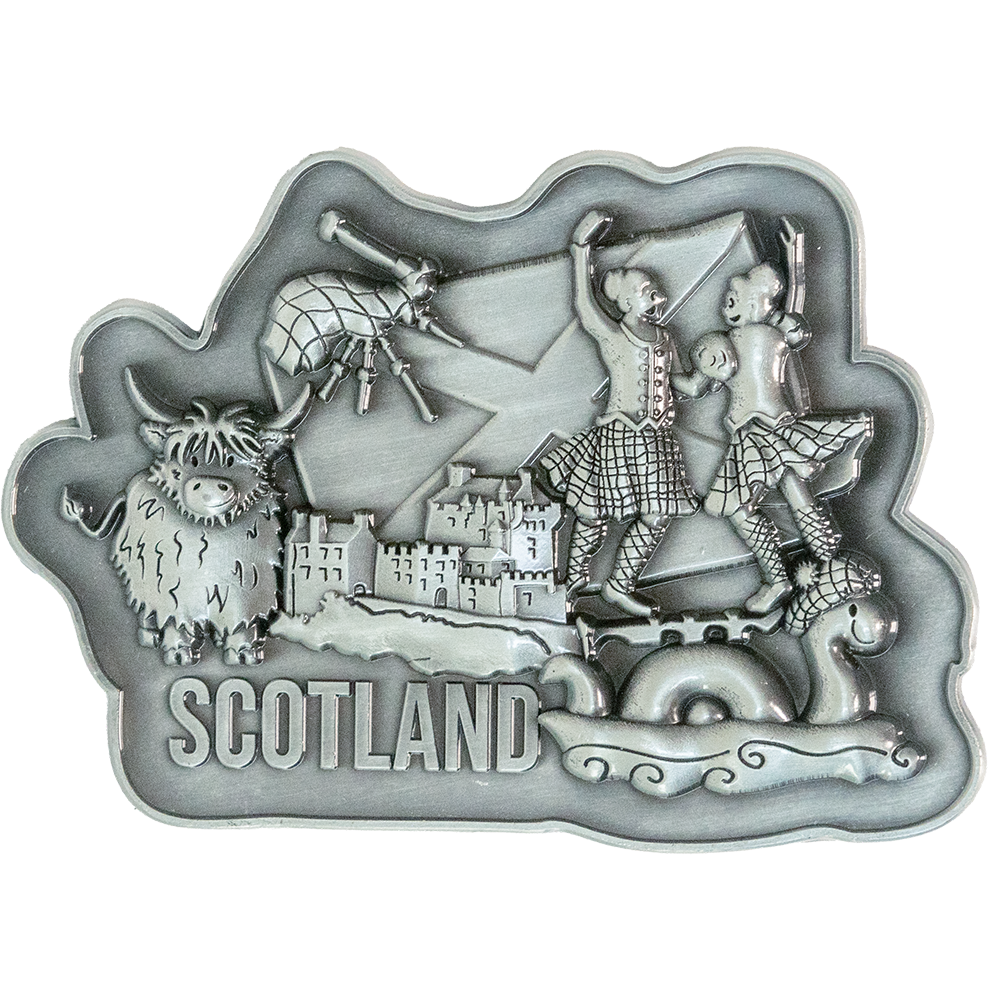 Scotland Dancers Collage Magnet