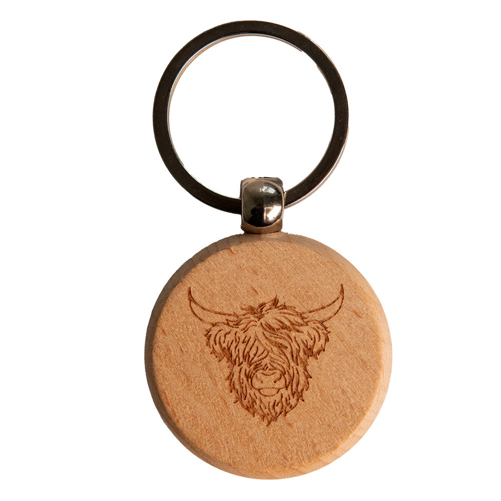 Coo Wooden Keyring