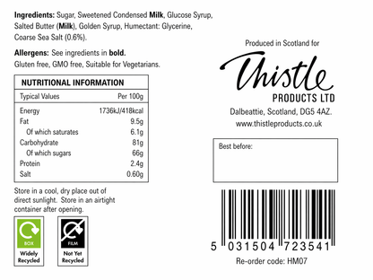 Scottish Skyline - Sea Salt Fudge 135g