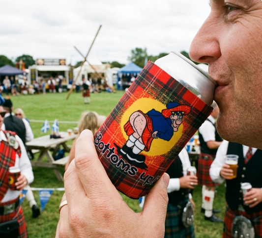 Bottoms Up Can Cooler