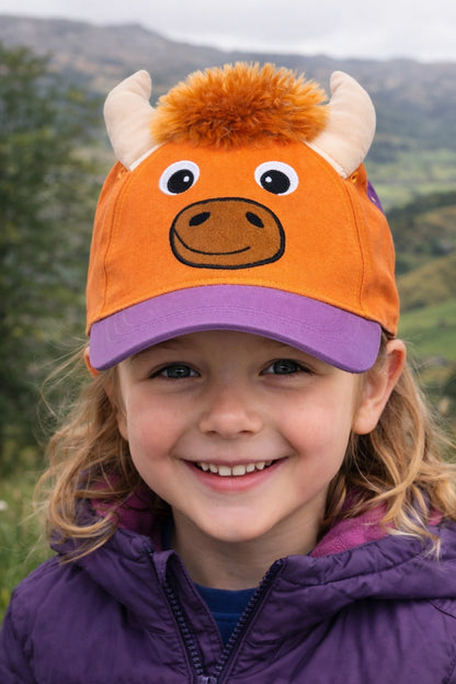 Highland Cow Kids Cap