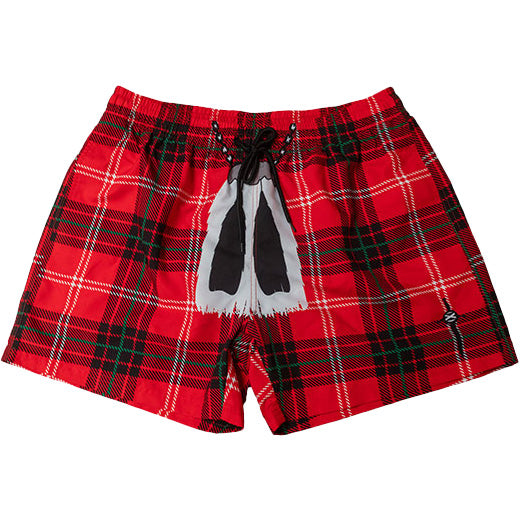 Tartan swim shorts