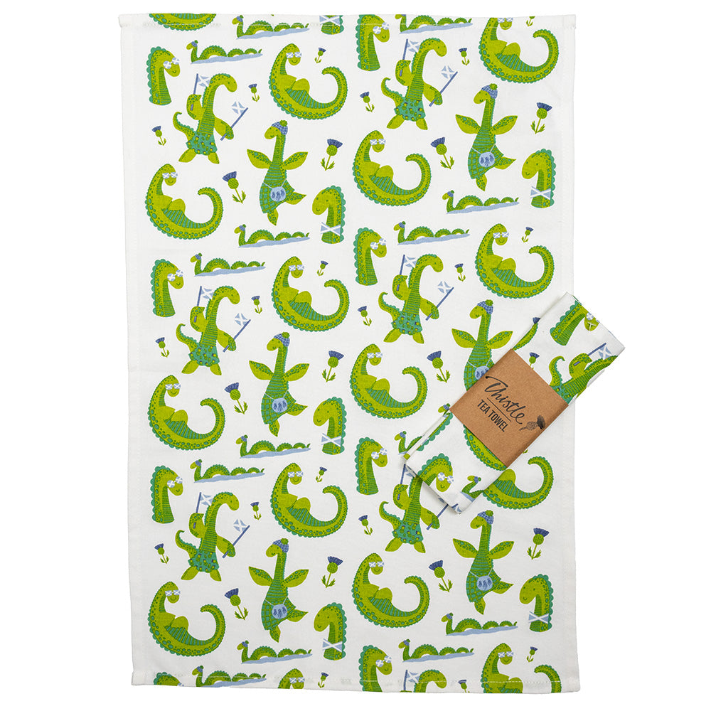 Nessie Collage Tea Towel