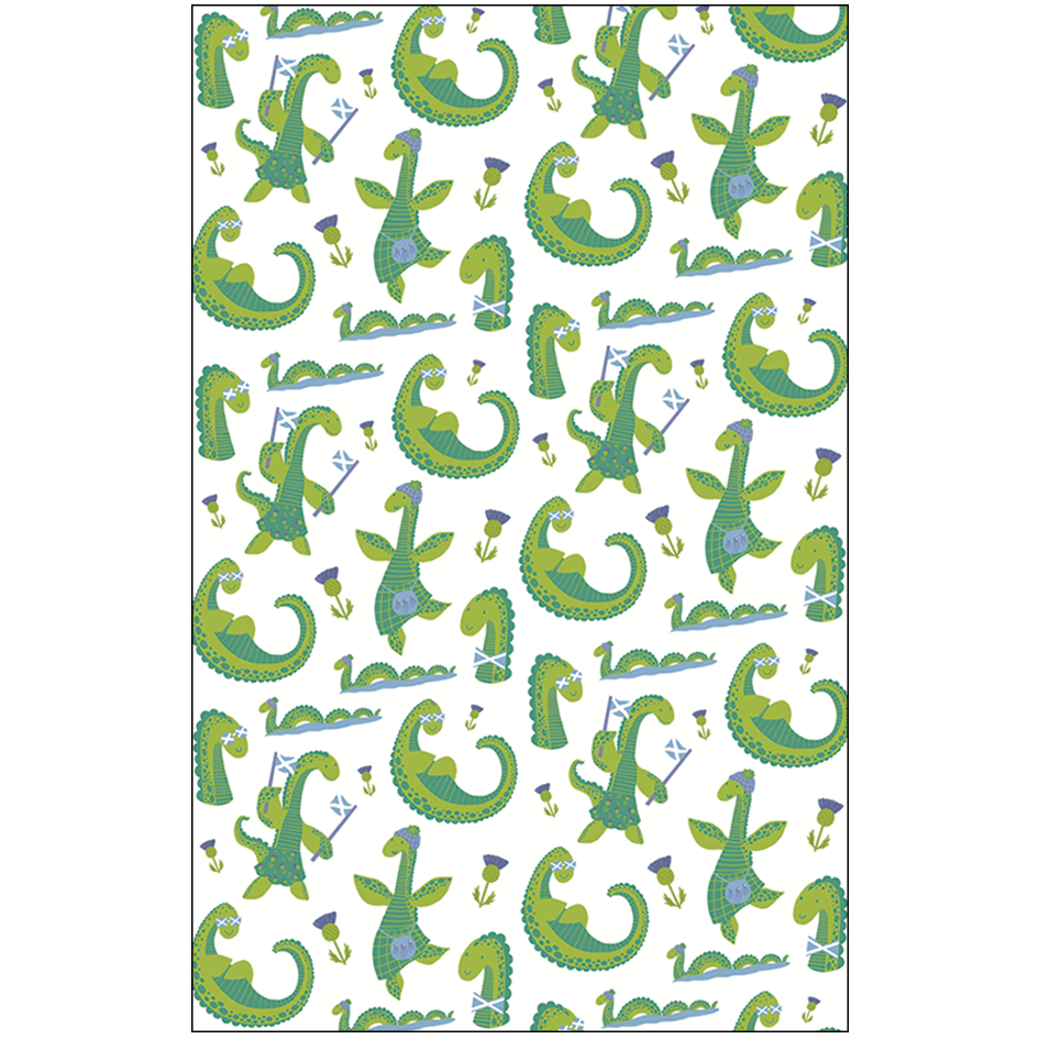 Nessie Collage Tea Towel