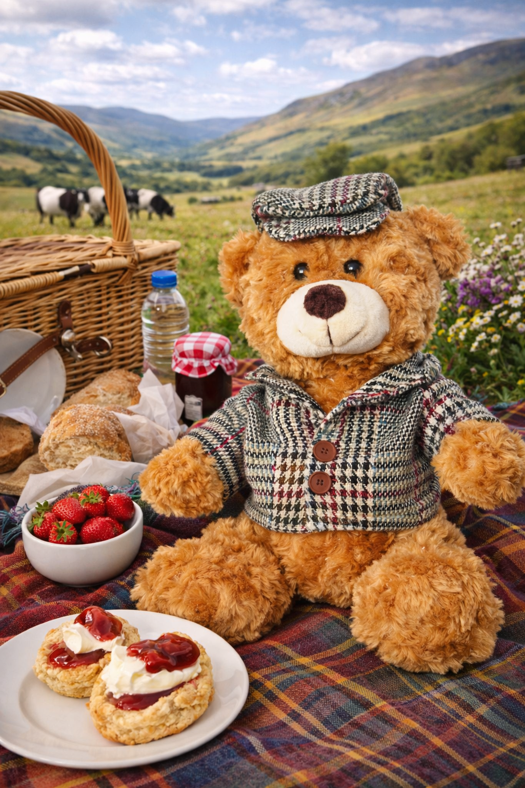 Teddy Wearing Tweed