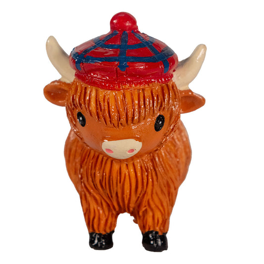 Coo Figurine  - Tartan Hat